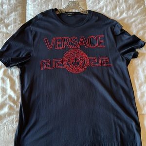 Versace - Embroidered t shirt.  2 XL.  Mitchell fit.